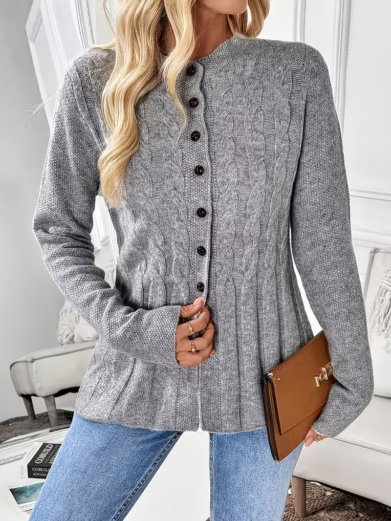 Cozy Knit Cardigan | Støt brystkræft