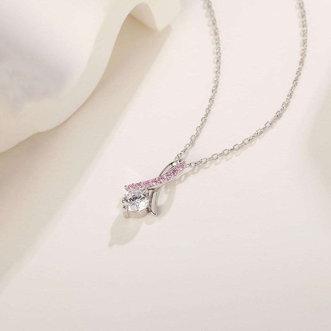 Pink Ribbon Necklace | Støt brystkræft