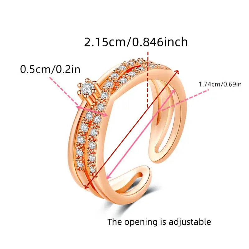 Center Stone Ring | Støt brystkræft