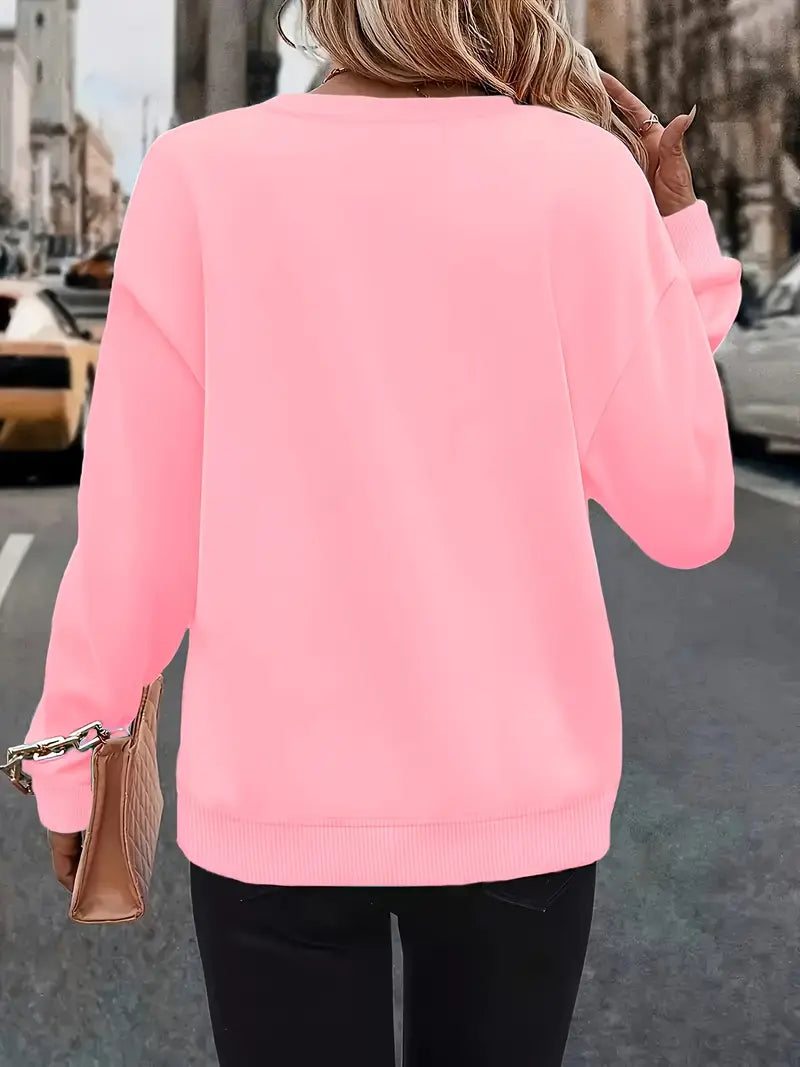 Cozy Pink Sweatshirt | Støt brystkræft