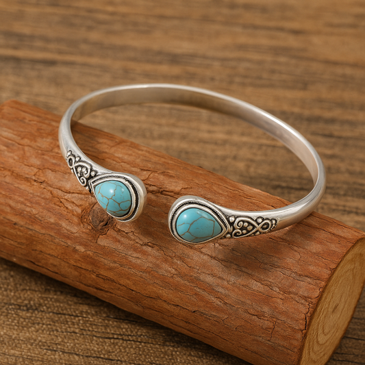 Turquoise Boho Bangle  | Støtte ved diabetes