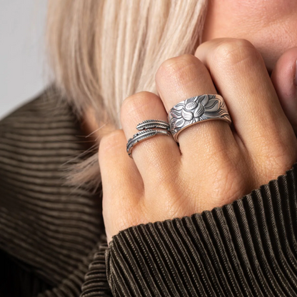 Tranquil Lotus Ring | Støt brystkræft