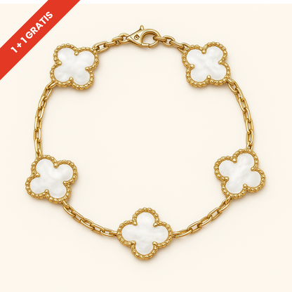 TOSCANE™ - Hvidkløver armbånd