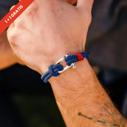 Anchor Navy Bracelet | Støt diabetes