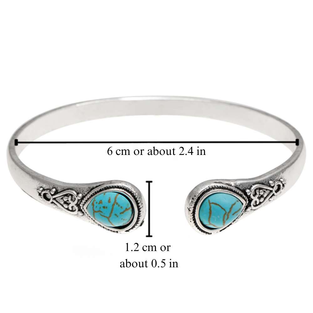 Turquoise Boho Bangle  | Støtte ved diabetes