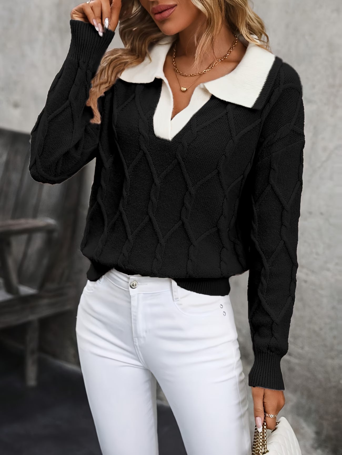 Winter Casual Pullover | Støt brystkræft