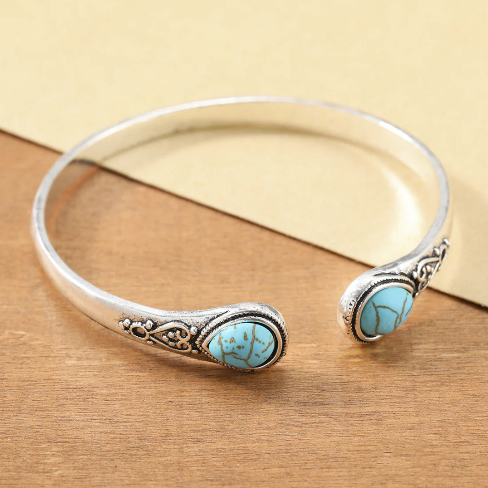 Turquoise Boho Bangle  | Støtte ved diabetes
