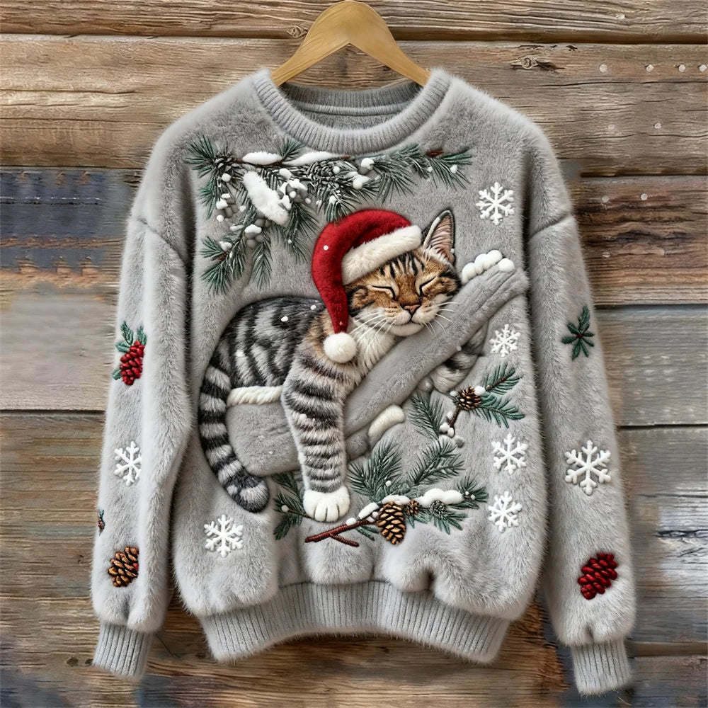 Casey™- Fluffy Cat Sweater