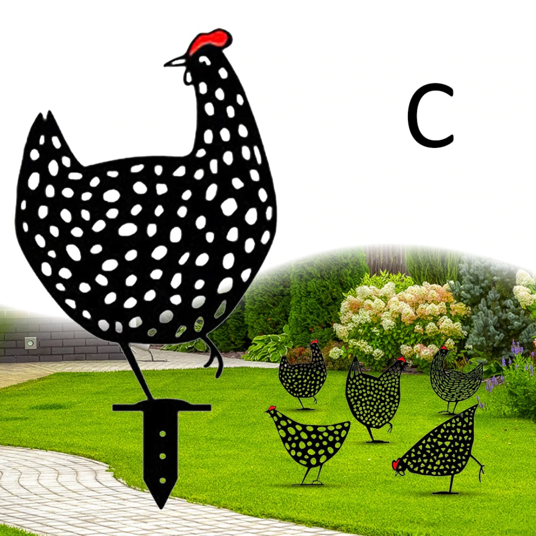 ChickenDecor - Kyllingegårdspæle