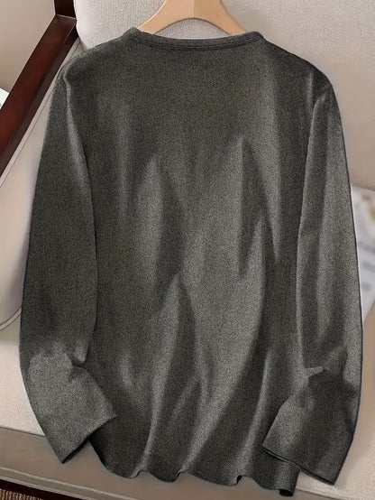 Long-Sleeve with Heart Print | Støt brystkræft