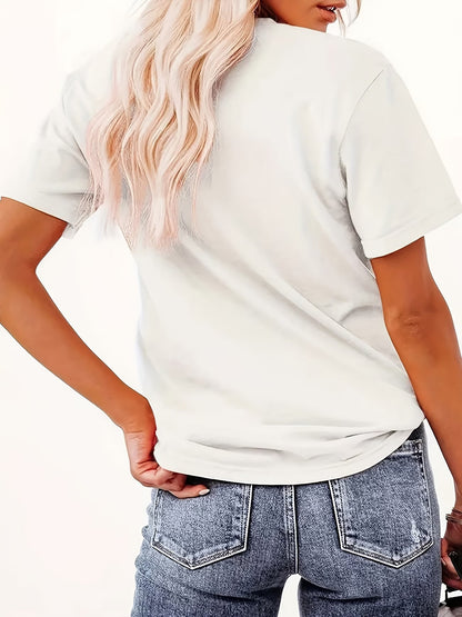 Elegant Casual T-Shirt | Støt brystkræft