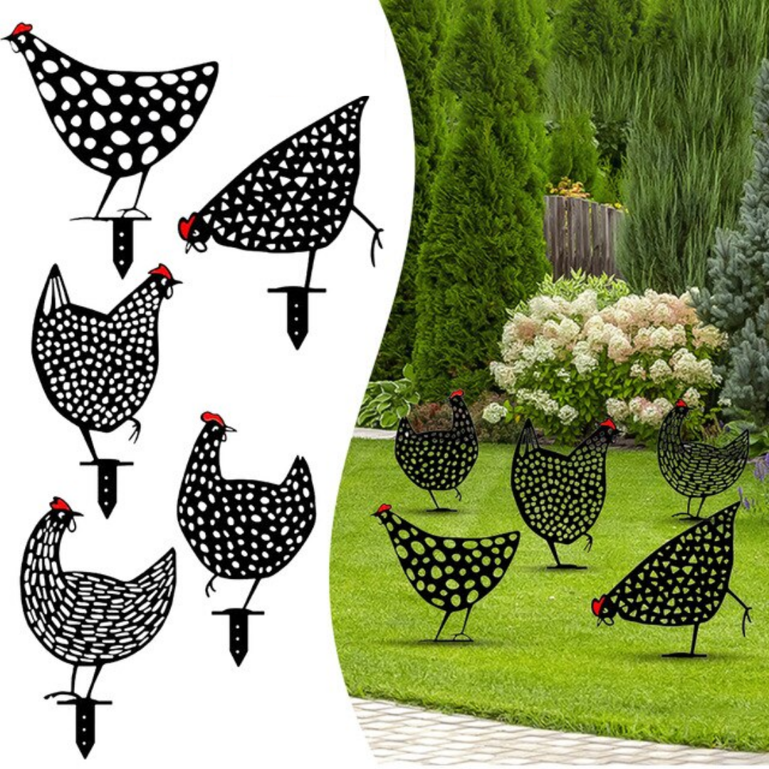 ChickenDecor - Kyllingegårdspæle