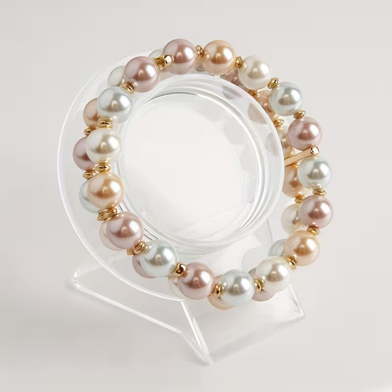 Dainty Pearl Bracelet | Støt brystkræft