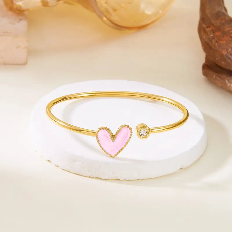 Heart-Shaped Bracelet | Støt brystkræft