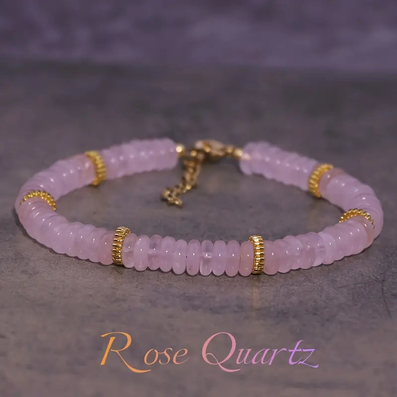 Rose Quartz Bracelet | Støt brystkræft
