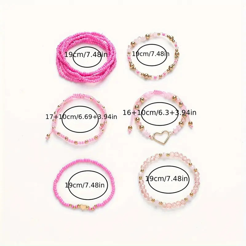 Layered Love Bracelet | Støt brystkræft