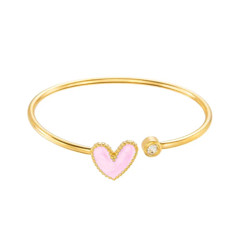 Heart-Shaped Bracelet | Støt brystkræft