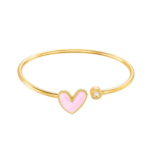 Heart-Shaped Bracelet | Støt brystkræft