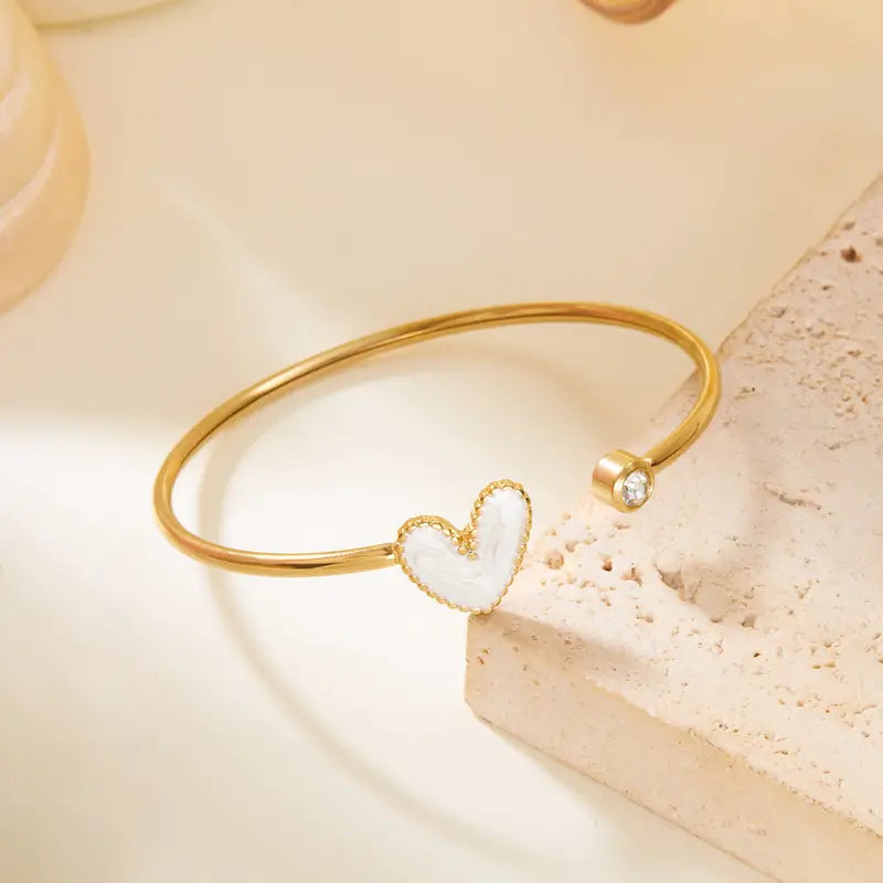 Heart-Shaped Bracelet | Støt brystkræft