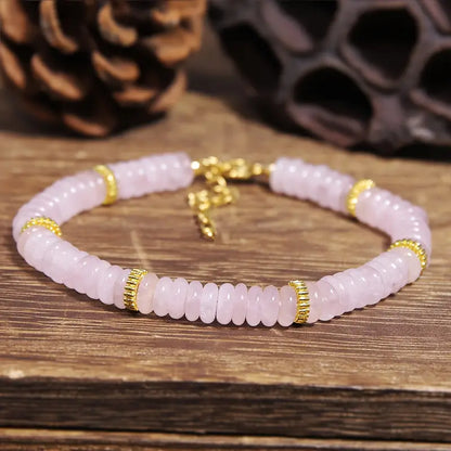 Rose Quartz Bracelet | Støt brystkræft
