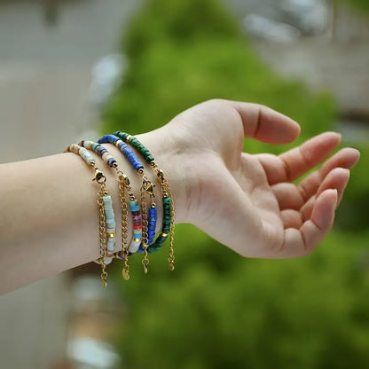 Natural Stone Bracelet | Støt brystkræft