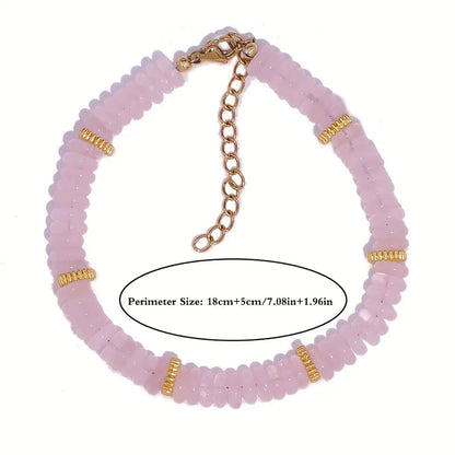 Rose Quartz Bracelet | Støt brystkræft