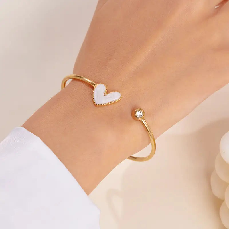 Heart-Shaped Bracelet | Støt brystkræft