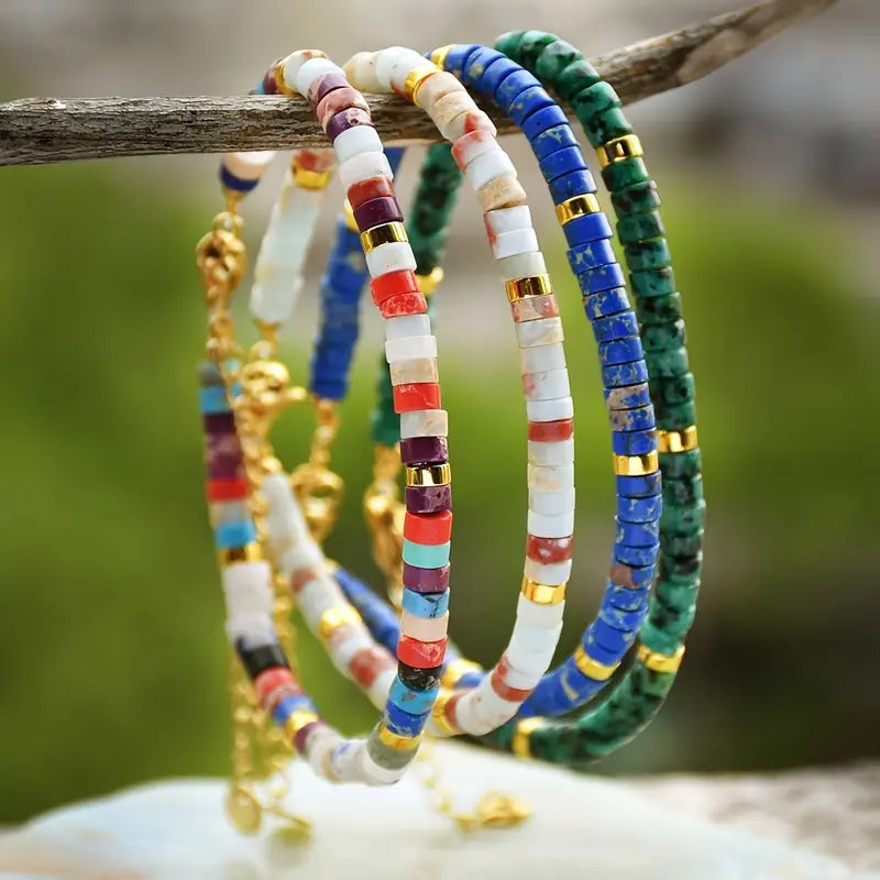 Natural Stone Bracelet | Støt brystkræft