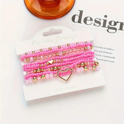 Layered Love Bracelet | Støt brystkræft