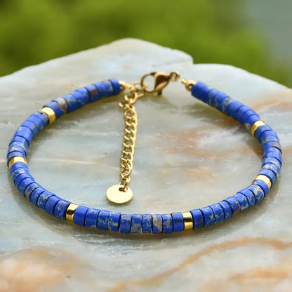 Natural Stone Bracelet | Støt brystkræft