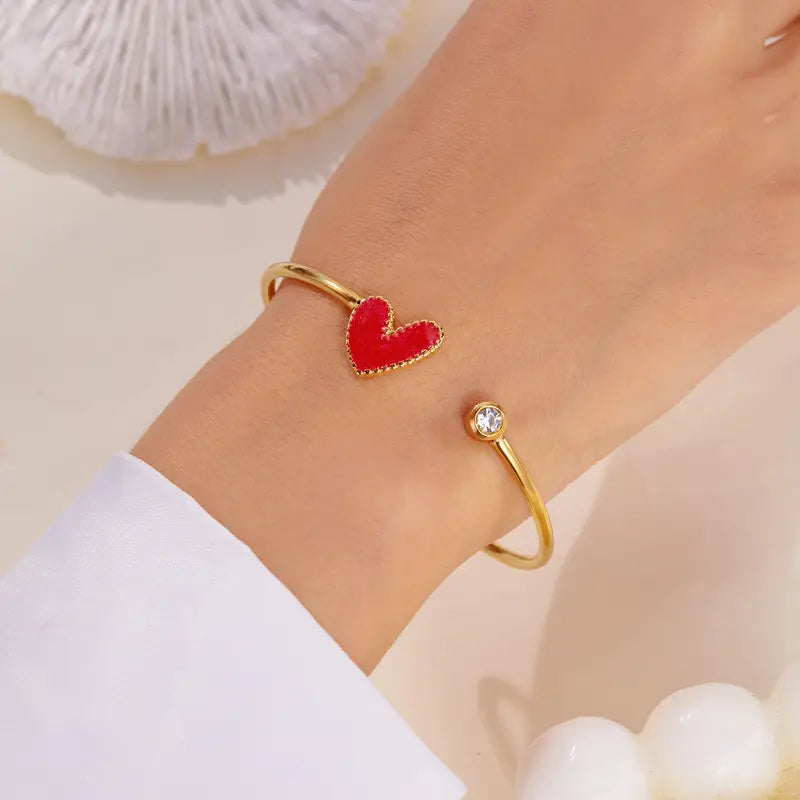 Heart-Shaped Bracelet | Støt brystkræft