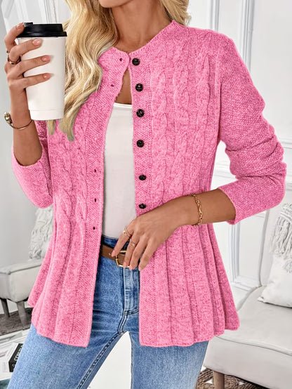 Cozy Knit Cardigan | Støt brystkræft