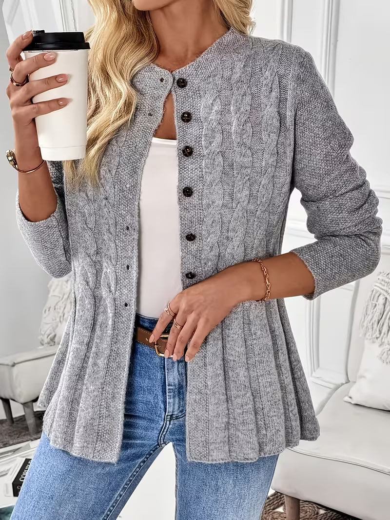 Cozy Knit Cardigan | Støt brystkræft