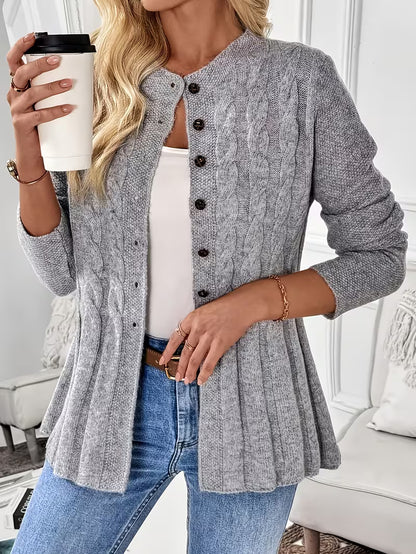 Cozy Knit Cardigan | Støt brystkræft