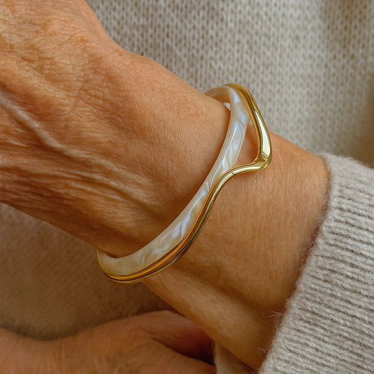 Luxe Curve Bracelet | Støt brystkræft