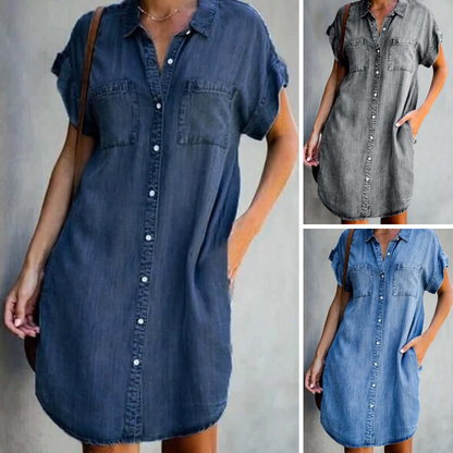 Laura™ - Casual denimkjole