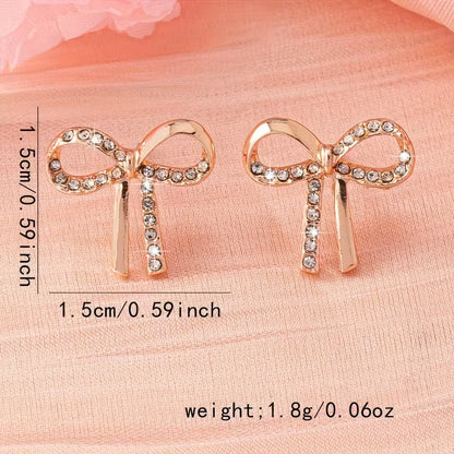 Sparkling Ribbon Earrings | Støt brystkræft