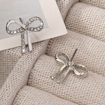 Sparkling Ribbon Earrings | Støt brystkræft