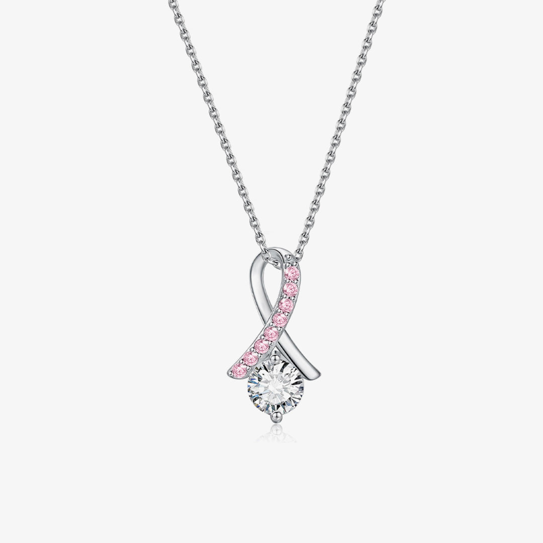 Pink Ribbon Necklace | Støt brystkræft