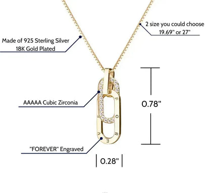 Forever Linked Necklace | Støt brystkræft