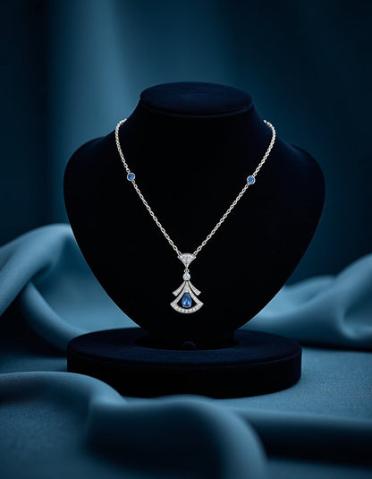 Blue Sapphire Necklace | Støtte til diabetes