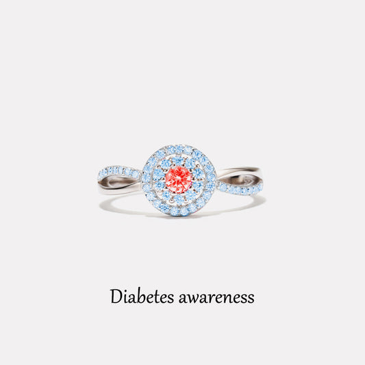 Blue Circle Ring | Støt diabetes