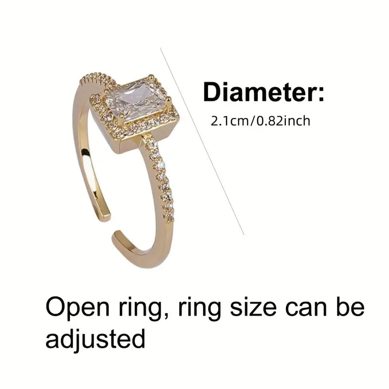 Sparkling Stone Ring | Støt brystkræft