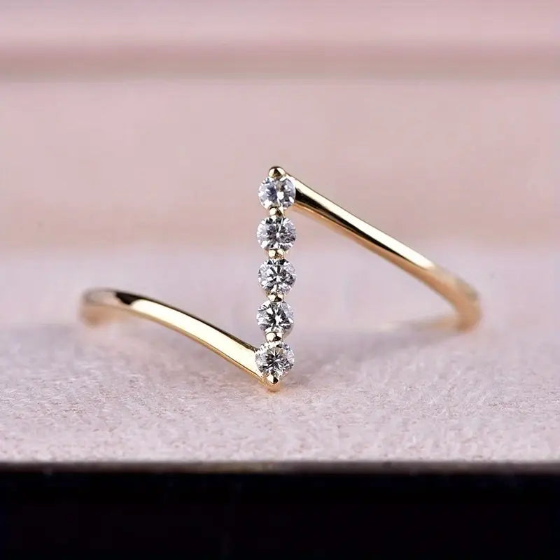 Sparkling Accent Ring | Støt brystkræft