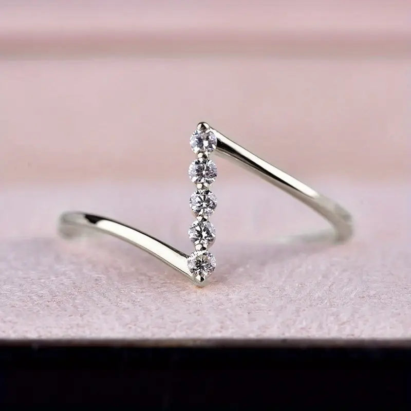 Sparkling Accent Ring | Støt brystkræft