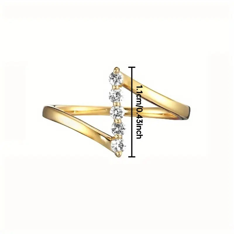 Sparkling Accent Ring | Støt brystkræft