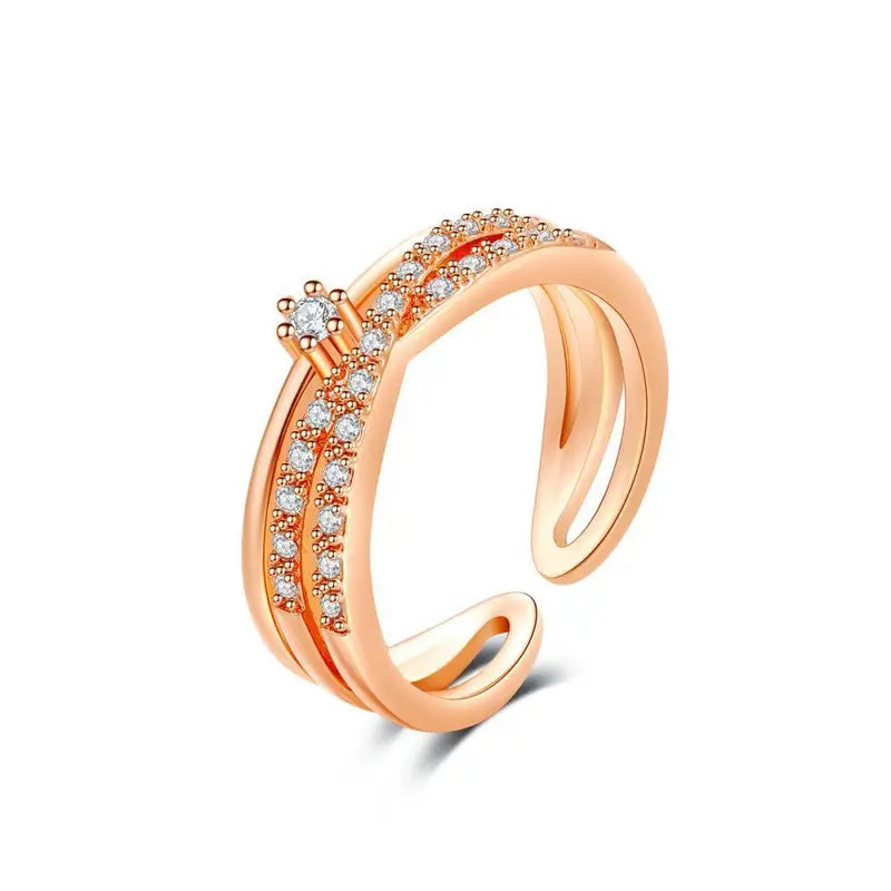 Center Stone Ring | Støt brystkræft