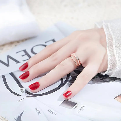 Center Stone Ring | Støt brystkræft