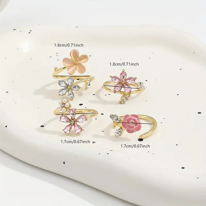 Floral Ring Set | Støt brystkræft