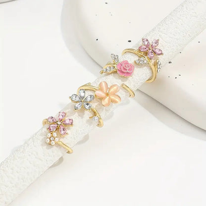 Floral Ring Set | Støt brystkræft
